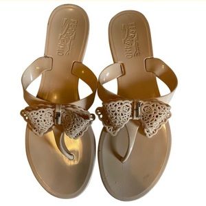 Salvatore Ferragamo Jelly Classic Bow Sandal